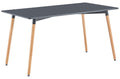 Mesa Comedor Fija Nordika 140x80 cm Gris / Haya