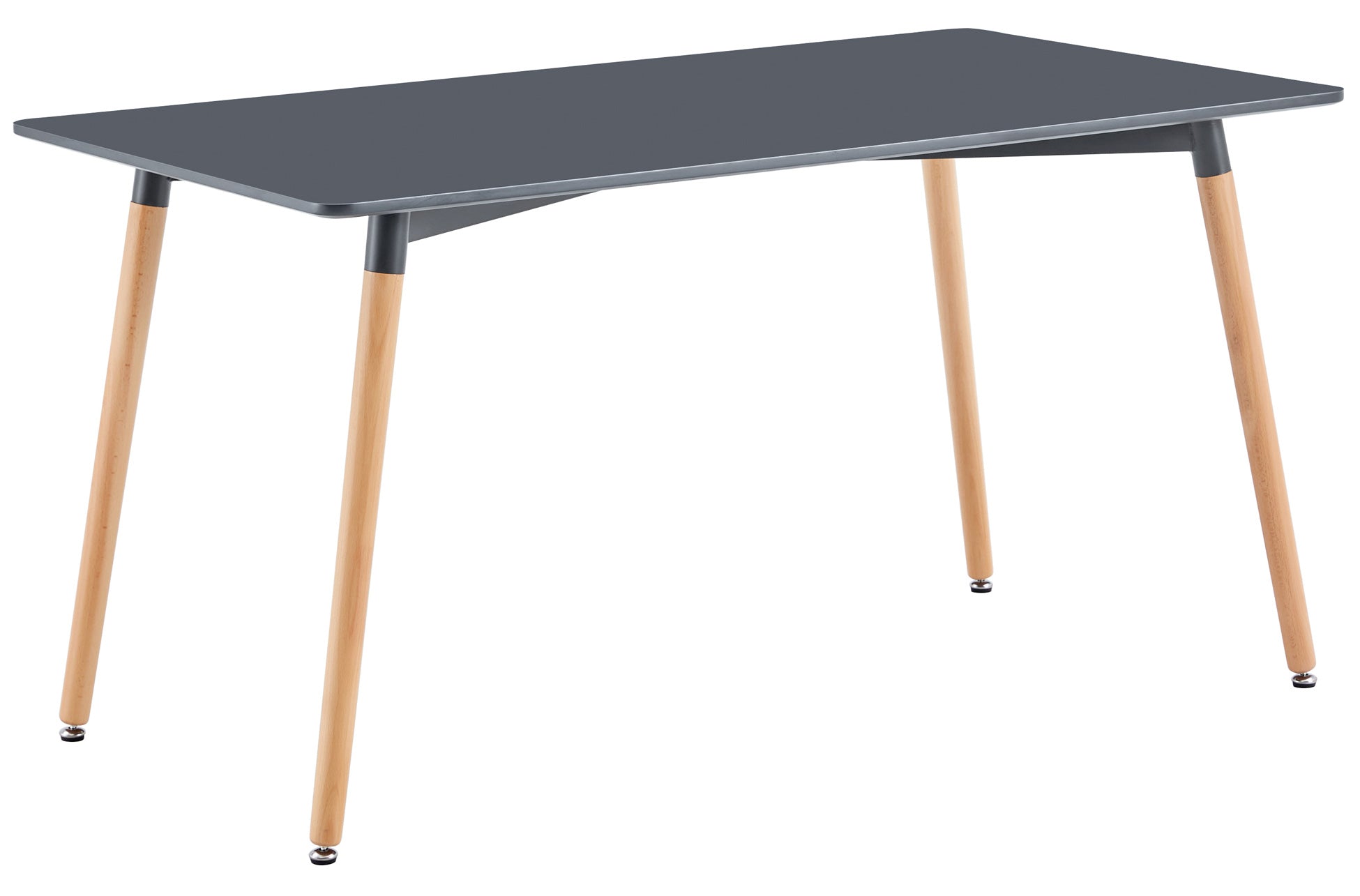 Mesa Comedor Fija Nordika 140x80 cm Gris / Haya