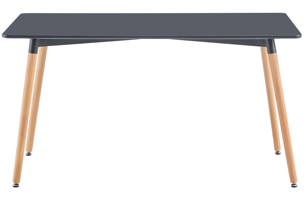Mesa Comedor Fija Nordika 140x80 cm Gris / Haya - imagen 2