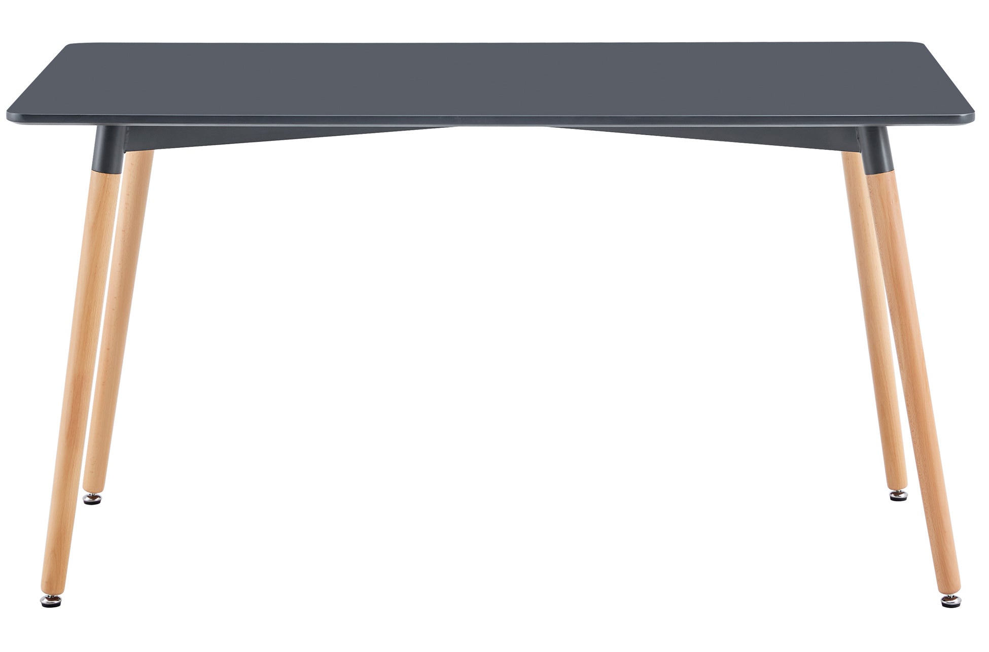 Mesa Comedor Fija Nordika 140x80 cm Gris / Haya - imagen 2