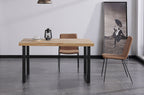 Mesa Comedor Fija Natural 140x80 cm Roble - imagen 2