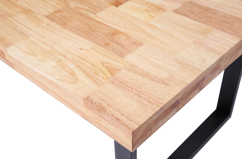 Mesa Comedor Fija Natural 140x80 cm Roble - imagen 3