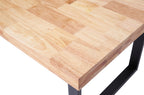 Mesa Comedor Fija Natural 140x80 cm Roble - imagen 3