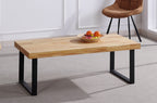 Mesa Centro Natural 120x60 cm Roble / Nordish