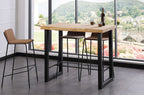 Mesa Alta Loft 120x70 cm Roble