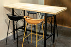 Mesa Alta Tams 160x70 cm Nordish / Negro - imagen 3