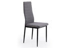 Silla Comedor Modelo Niza Tex Gris
