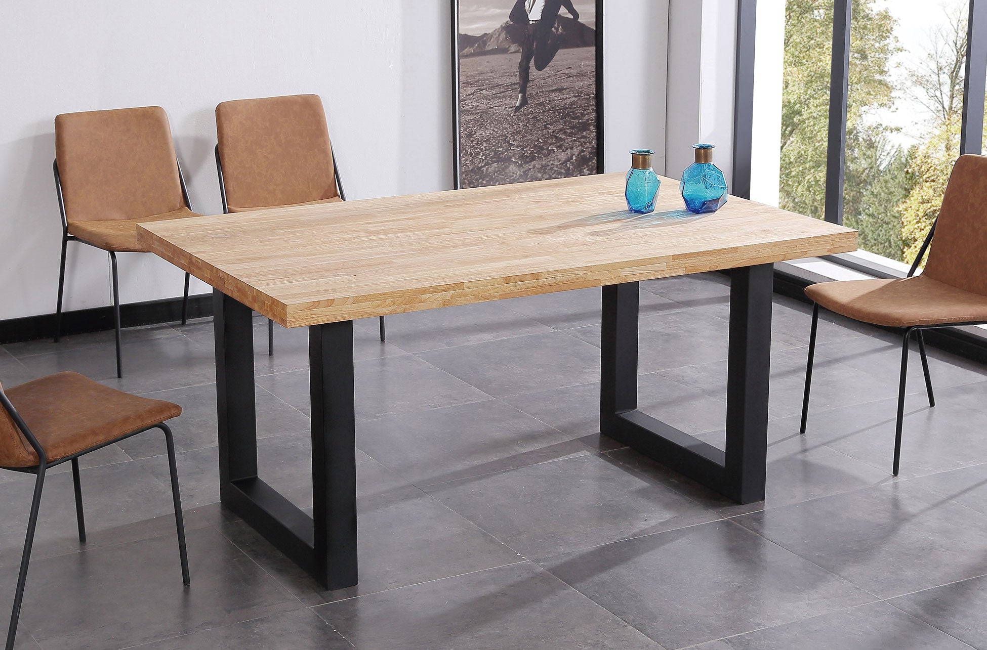 Mesa Comedor Fija Loft 160x100 cm Roble