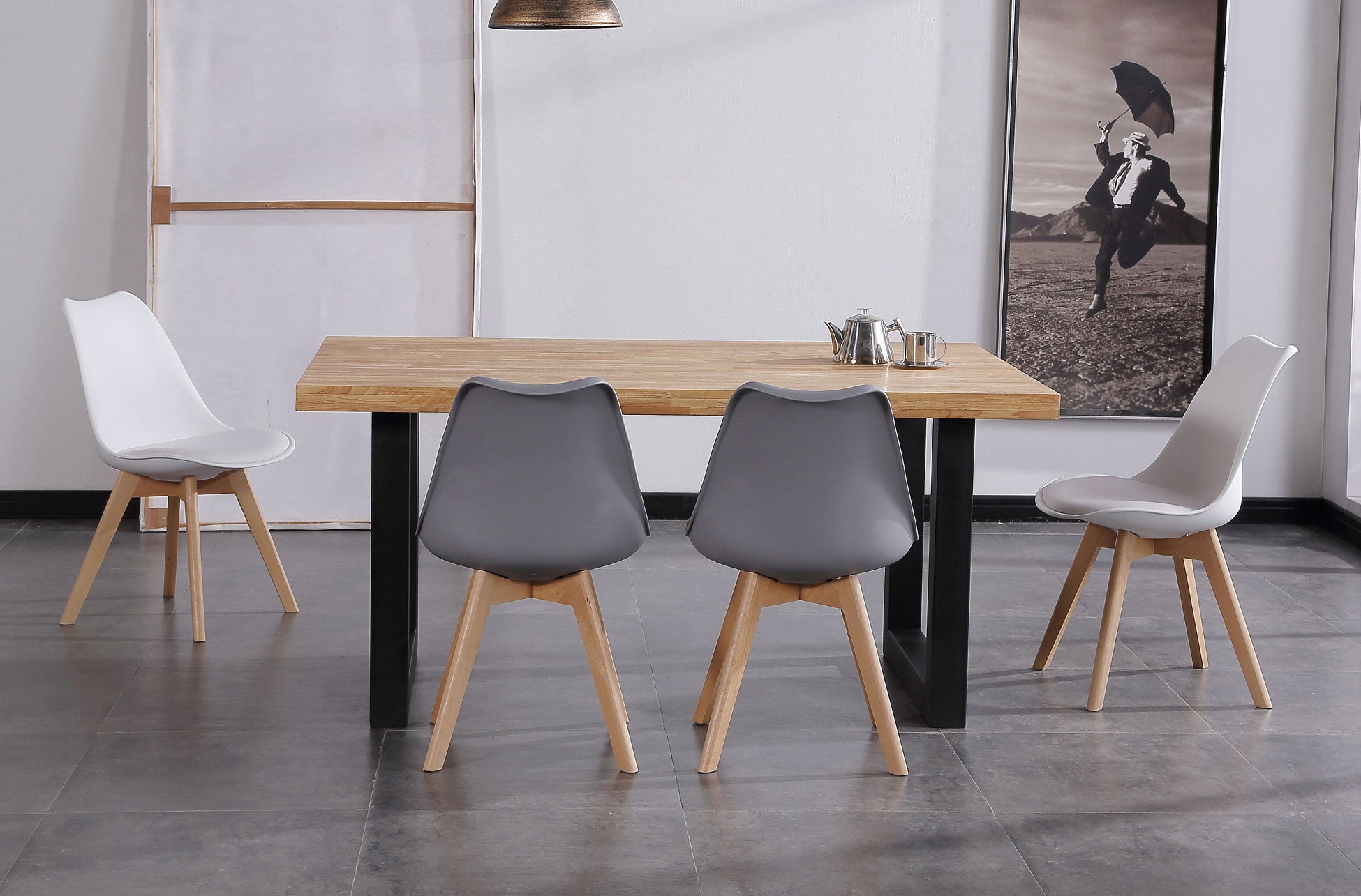 Mesa Comedor Fija Loft 160x100 cm Roble - imagen 3