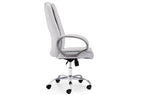Sillón Giratorio Atlas Símil Piel Blanco - imagen 2