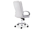 Sillón Giratorio Atlas Símil Piel Blanco - imagen 3