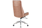 Sillón Giratorio Ulrich Símil Piel Negro - Negro