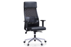 Sillón Giratorio Airflow Símil Piel / Red Transpirable Negro