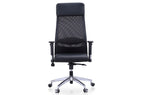 Sillón Giratorio Airflow Símil Piel / Red Transpirable Negro - imagen 2