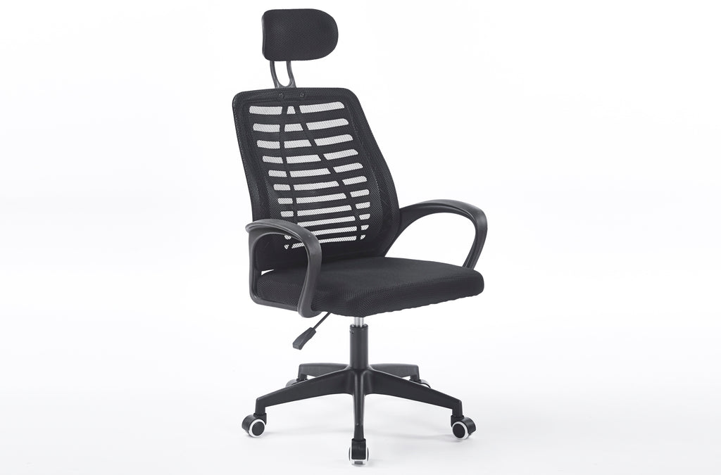 Sillón Giratorio con Reposacabezas Kneck Red Transpirable