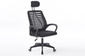 Sillón Giratorio con Reposacabezas Kneck Red Transpirable