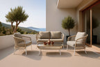 Conjunto de jardín ODESA (sofá + sillones + mesa centro)