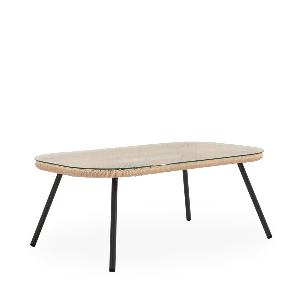 Conjunto de jardín PERUGIA (sofá + sillones + mesa centro)