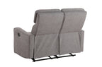 Sofá Relax 2 Plazas con 2 Relax Manuales Pilot Tejido Leo - Beige