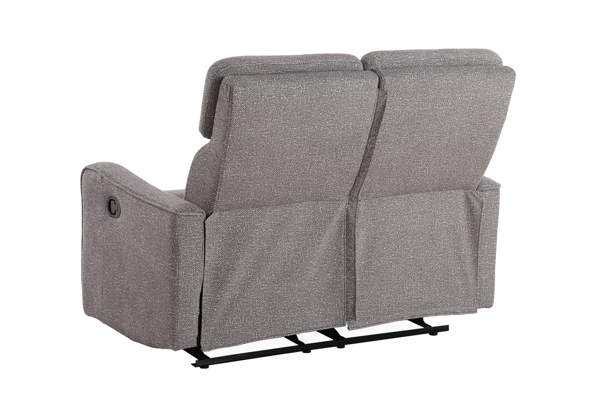 Sofá Relax 2 Plazas con 2 Relax Manuales Pilot Tejido Leo - Beige