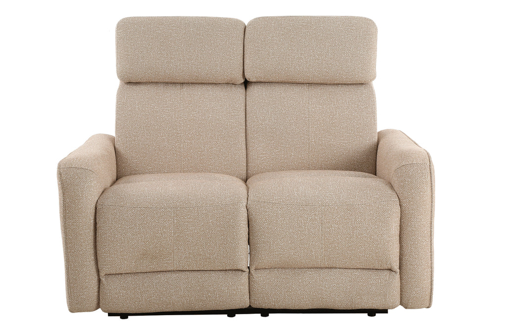 Sofá Relax 2 Plazas con 2 Relax Manuales Pilot Tejido Leo - Gris