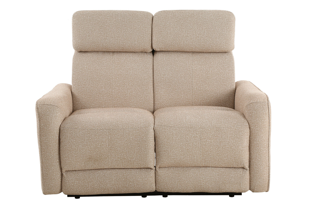 Sofá Relax 2 Plazas con 2 Relax Manuales Pilot Tejido Leo - Gris