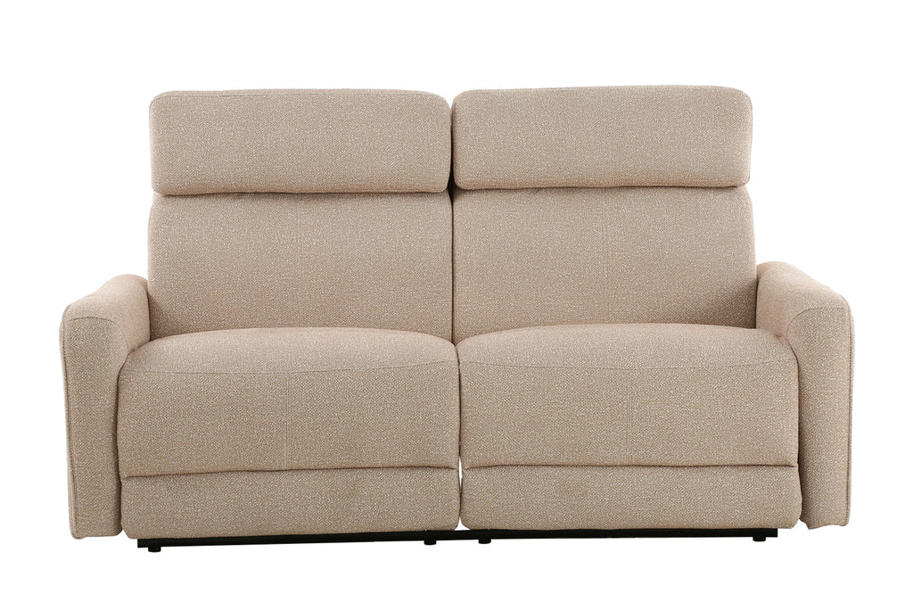 Sofá Relax 3 Plazas con 2 Relax Manuales Pilot Tejido Leo Beige - Beige