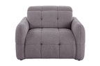 Sillón Relax Eléctrico Gustaf Tejido Leo - Gris