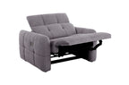 Sillón Relax Eléctrico Gustaf Tejido Leo - Gris
