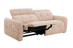 Sofá 3 Plazas 2 Relax Gustaf Tejido - Beige