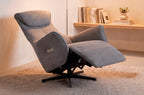 Sillón Relax Eléctrico Zero Gravity Tejido Leo - Gris