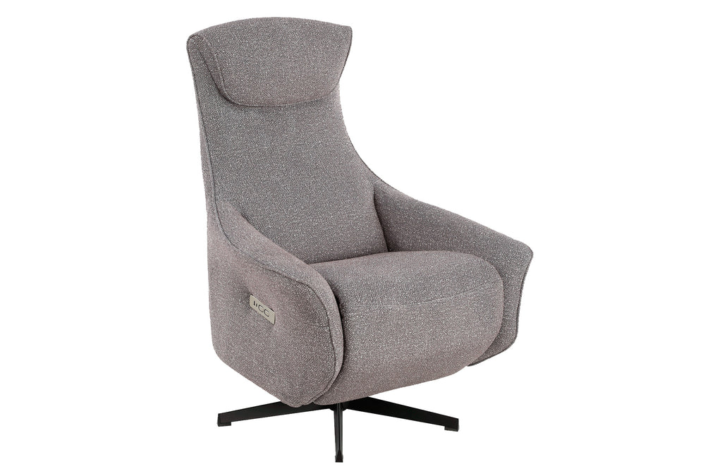 Sillón Relax Eléctrico Zero Gravity Tejido Leo - Gris