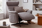 Sillón Relax Eléctrico Valter Tejido Gris - Gris