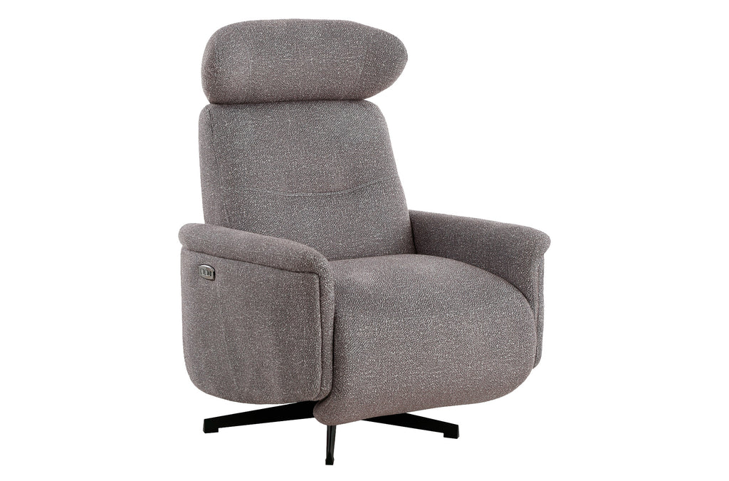 Sillón Relax Eléctrico Valter Tejido Gris - Gris