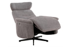 Sillón Relax Eléctrico Valter Tejido Gris - Gris