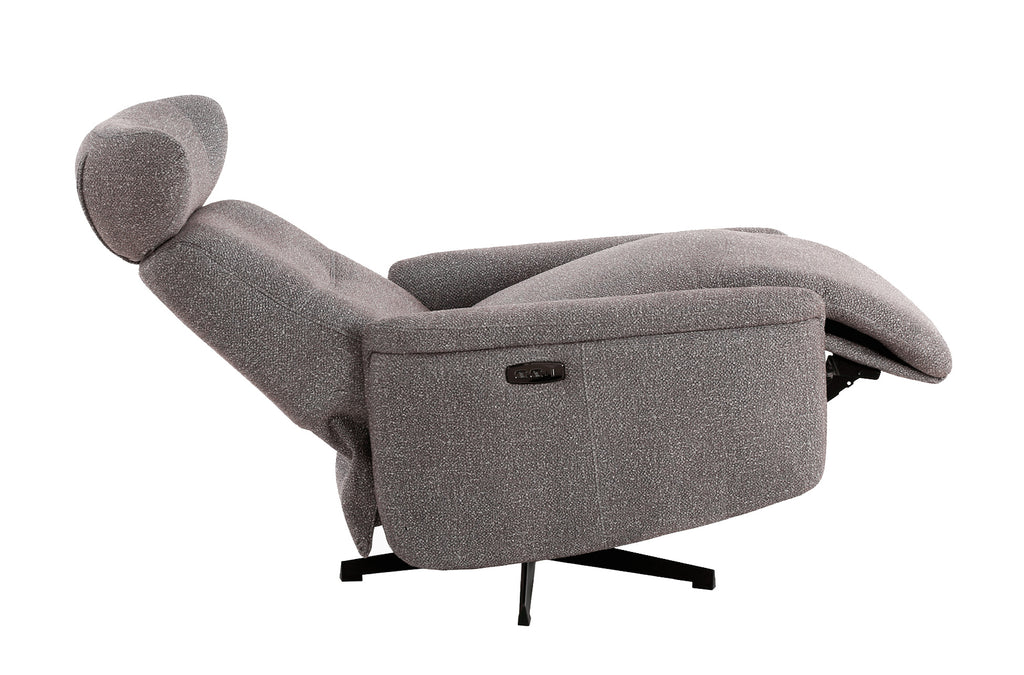 Sillón Relax Eléctrico Valter Tejido Gris - Gris
