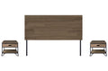 Cabecero Cama 100 Industrial Roble / American / Negro - imagen 2
