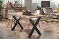 Mesa Comedor Fija X-Loft 140x80 cm Roble - imagen 4