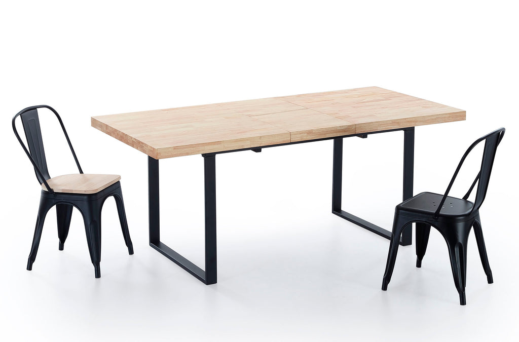 Mesa Comedor Extensible Natural 140 - 180x80 cm Roble / Nordish - imagen 3