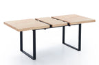 Mesa Comedor Extensible Natural 140 - 180x80 cm Roble / Nordish - imagen 6