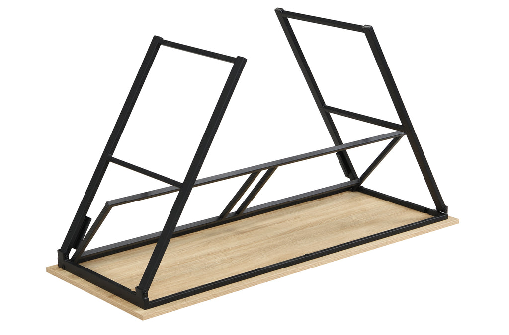 Mesa Estudio Plegable 120x50 cm Oak / Negro - imagen 3