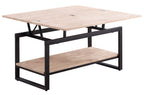 Mesa Centro Elevable y Extensible Steve 100x45 cm Roble