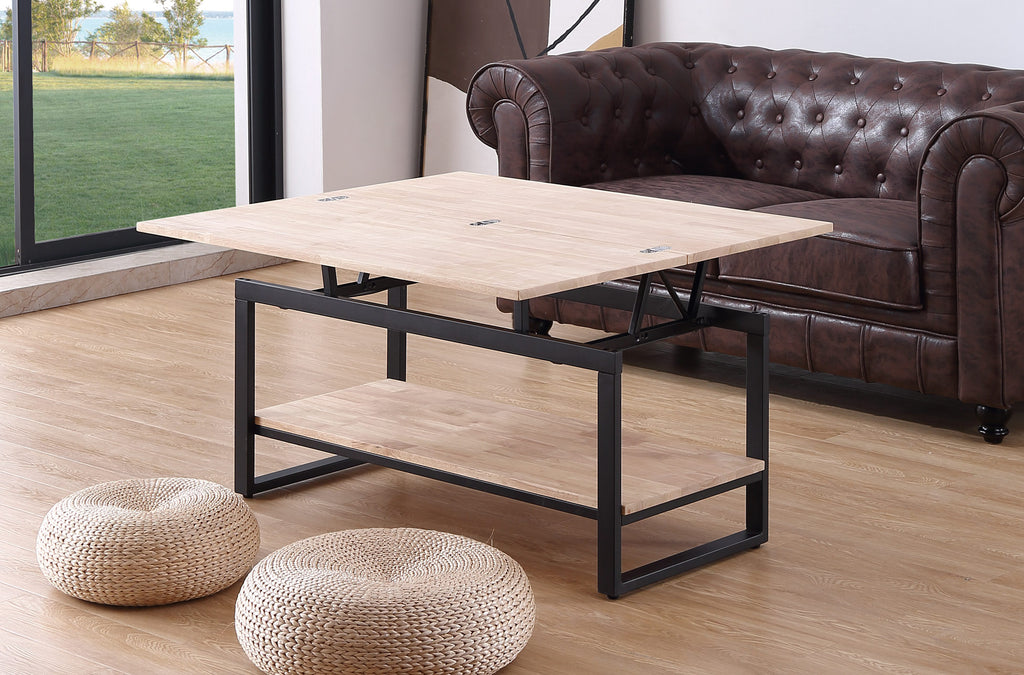 Mesa Centro Elevable y Extensible Steve 100x45 cm Roble - imagen 4