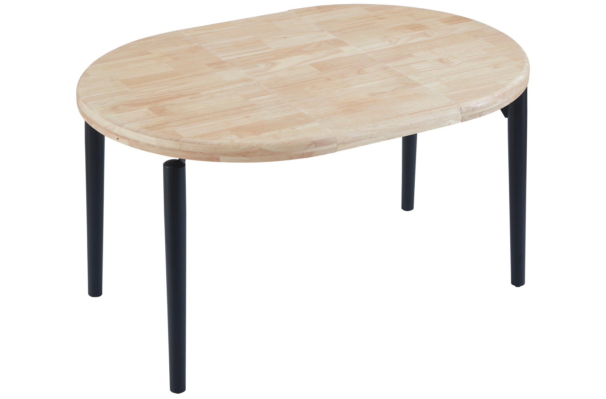 Mesa Comedor Redonda Extensible 100 - 140 - 180 cm Moon Nordish / Negro - imagen 3