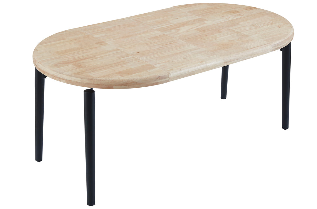 Mesa Comedor Redonda Extensible 100 - 140 - 180 cm Moon Nordish / Negro - imagen 5