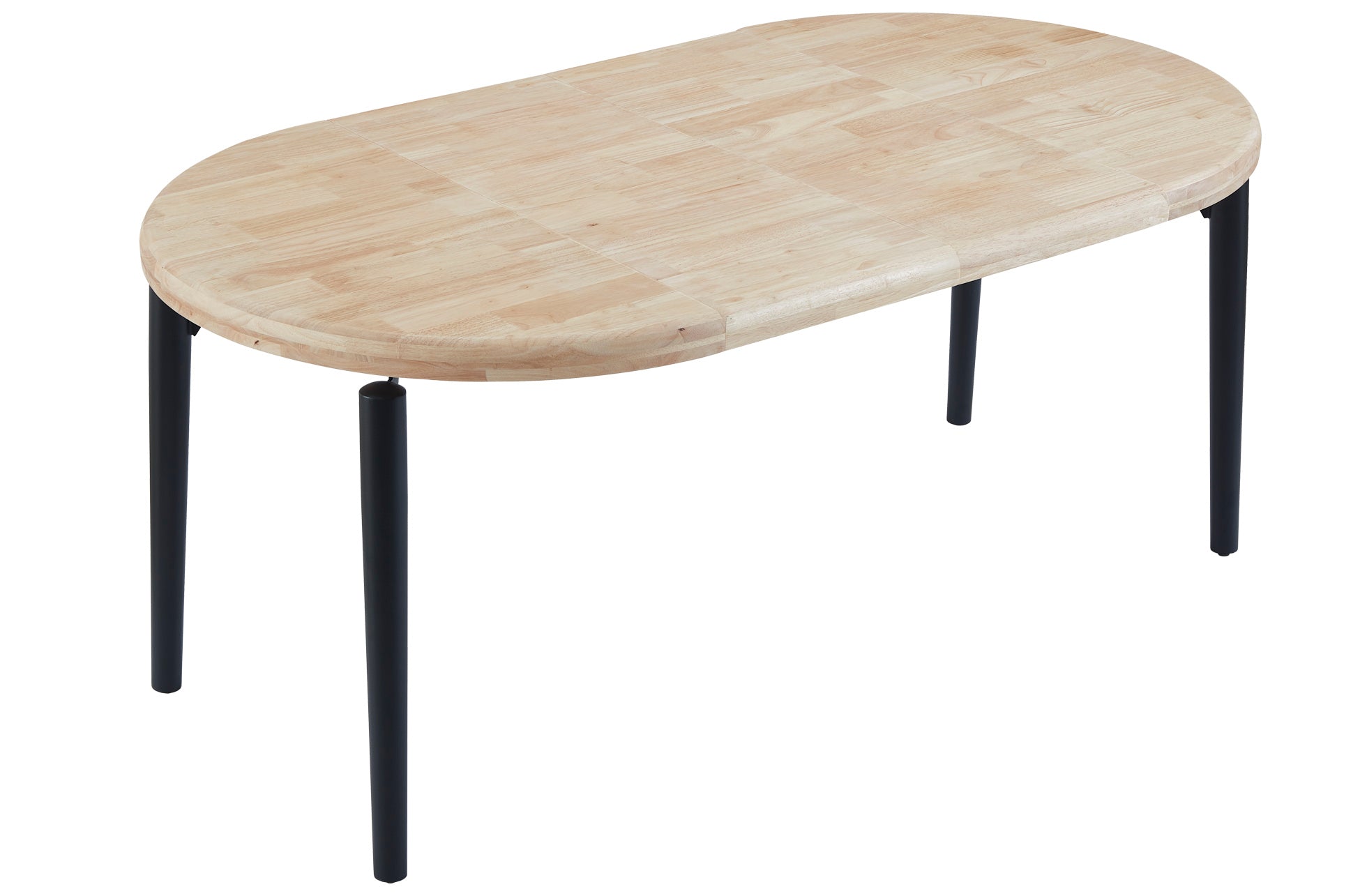 Mesa Comedor Redonda Extensible 100 - 140 - 180 cm Moon Nordish / Negro - imagen 5