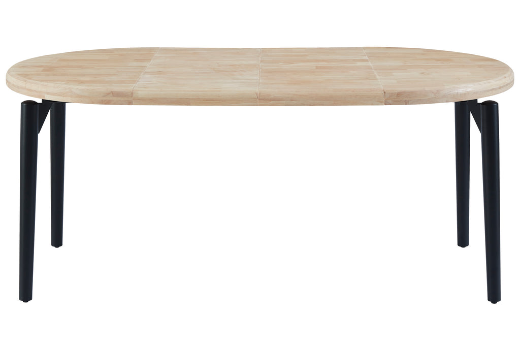 Mesa Comedor Redonda Extensible 100 - 140 - 180 cm Moon Nordish / Negro - imagen 6