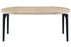 Mesa Comedor Redonda Extensible 100 - 140 - 180 cm Moon Nordish / Negro - imagen 6