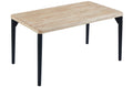 Mesa Comedor Fija Moon 140x80 cm Nordish / Negro