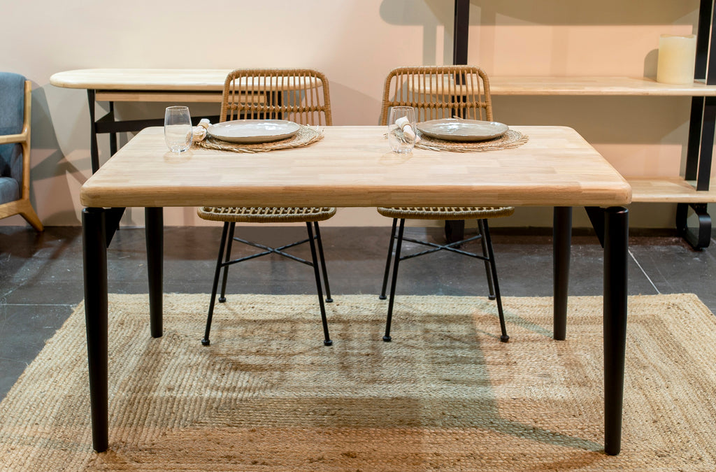 Mesa Comedor Fija Moon 140x80 cm Nordish / Negro - imagen 3